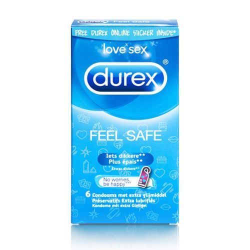 Prezerwatywy - Durex Emoji Feel Safe Condoms 6 szt