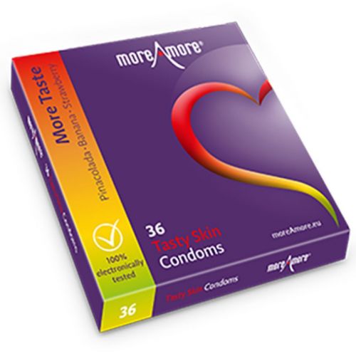 Prezerwatywy - MoreAmore Condom Tasty Skin 36 szt