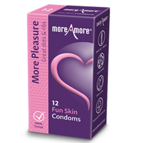 Prezerwatywy - MoreAmore Condom Fun Skin 12 szt