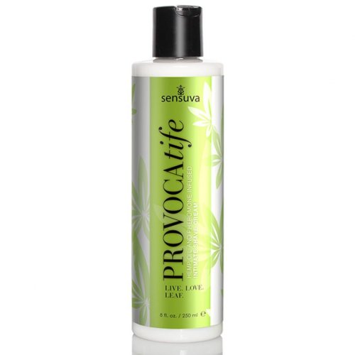 Krem do golenia - Sensuva Provocatife Cannabis Oil & Pheromone Infused Shave Cream 240 ml