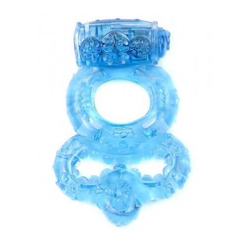Pierścień-Vibrating CockRing Blue